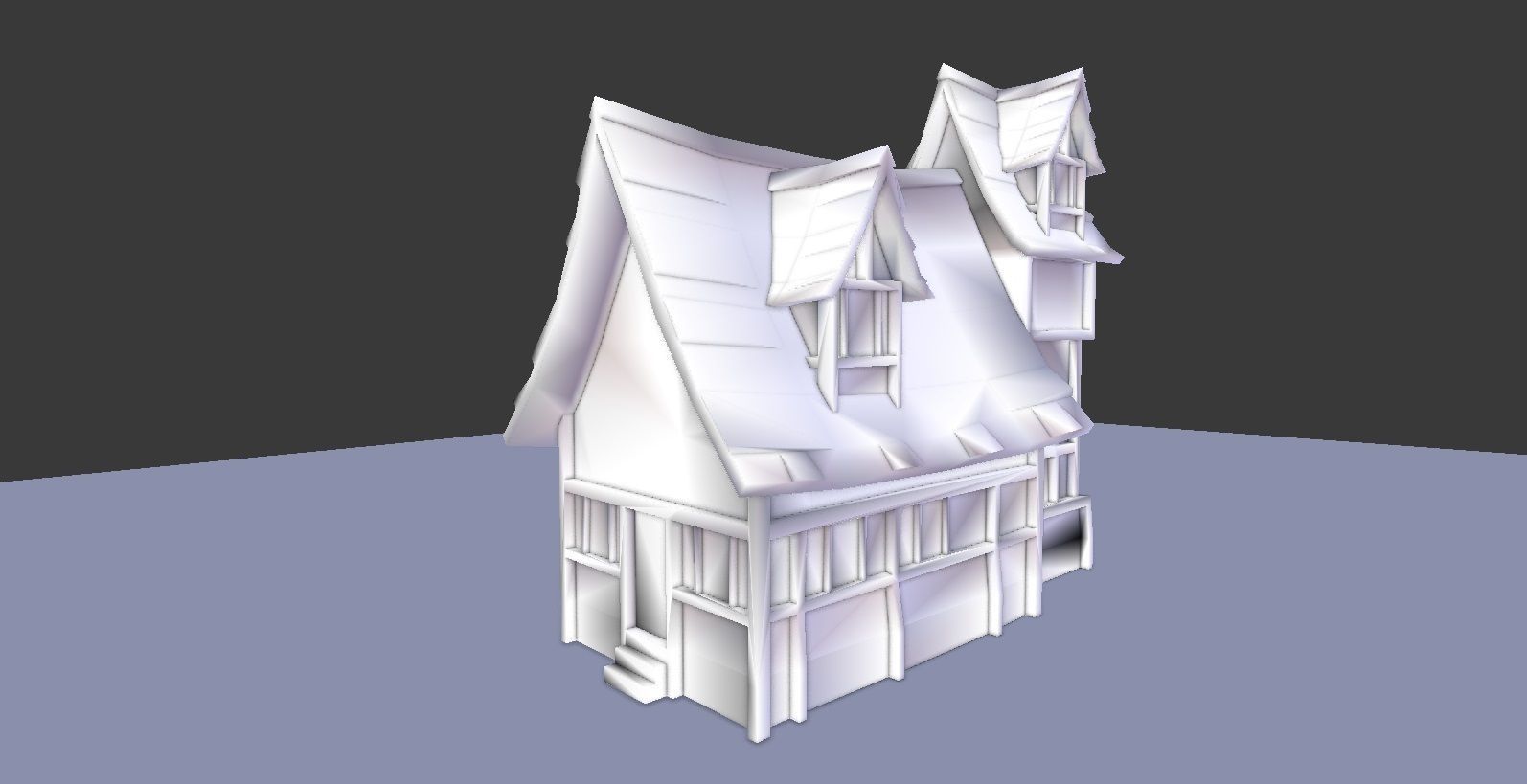 Medieval Town Builder Low-poly 3D model_10