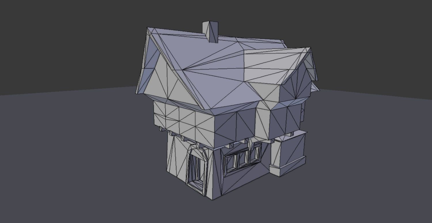 Medieval Town Builder Low-poly 3D model_6