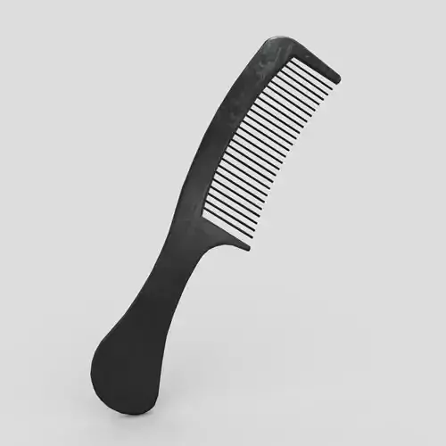 Hair Comb 2 Low-poly 3D model