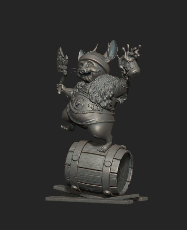 Mouse Viking 3D print model_7
