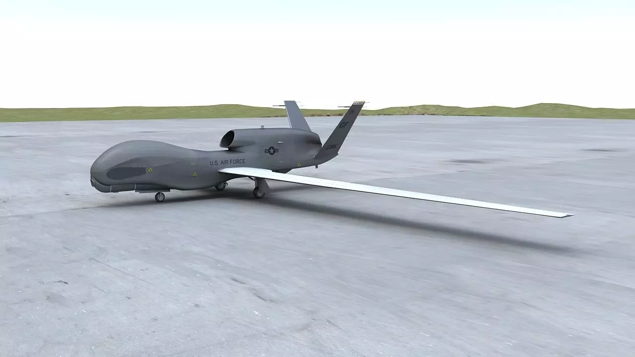 RQ-4 Global Hawk 3D model