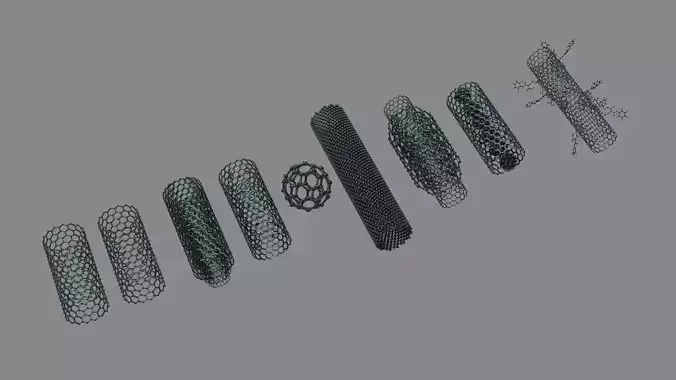 Nanotubes series of metal meshes
