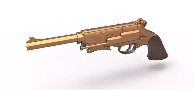 Malcolm Reynolds pistol from Firefly 3D model