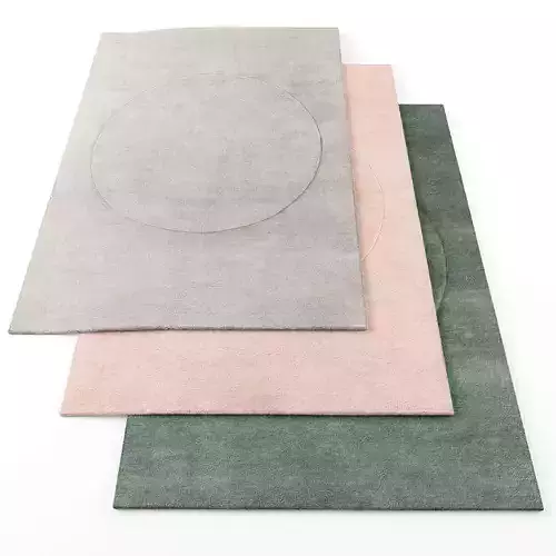 benuta WOOL RUG BENT3 Low-poly 3D model