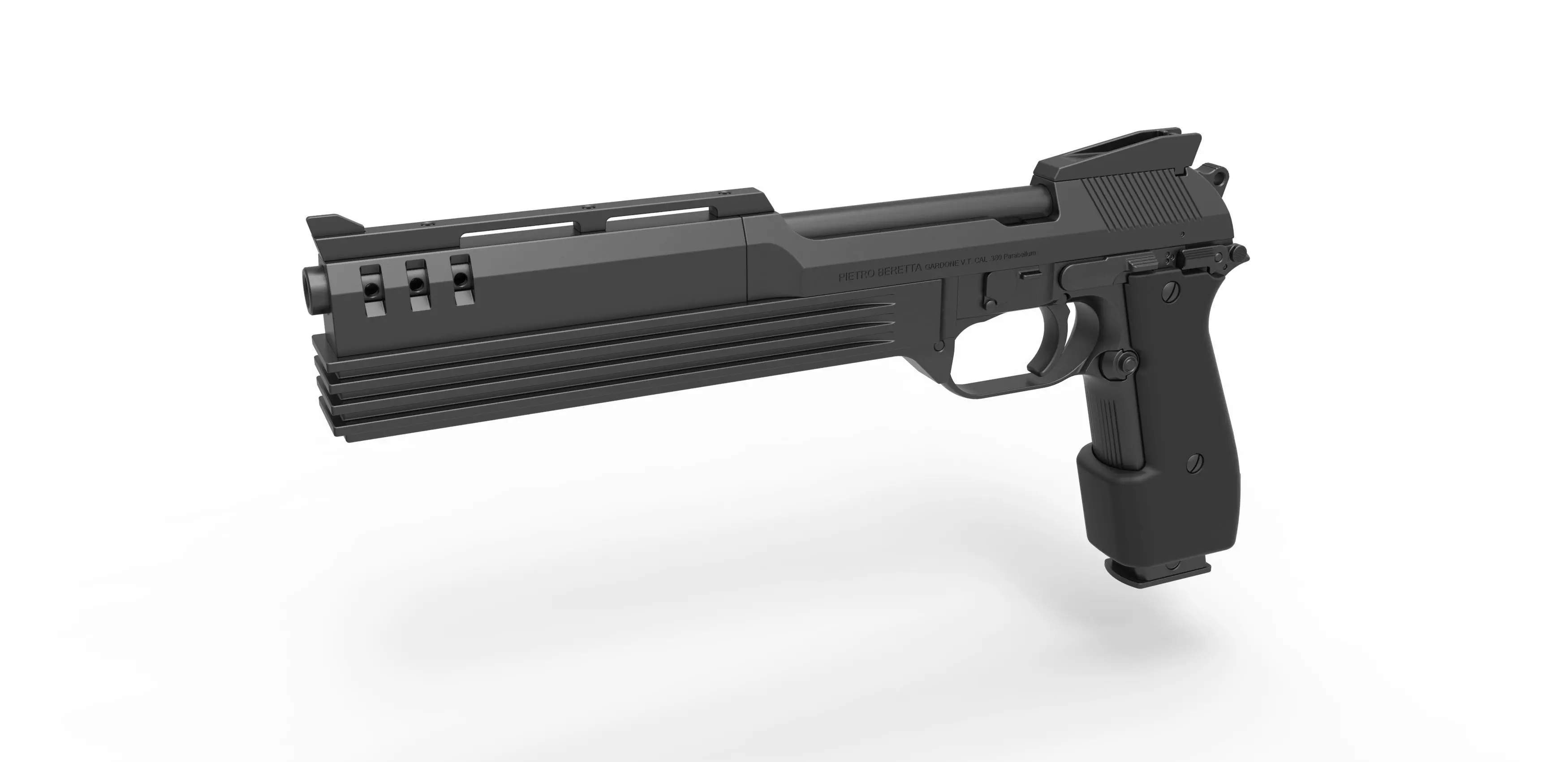 Guess plastic gun 3D model