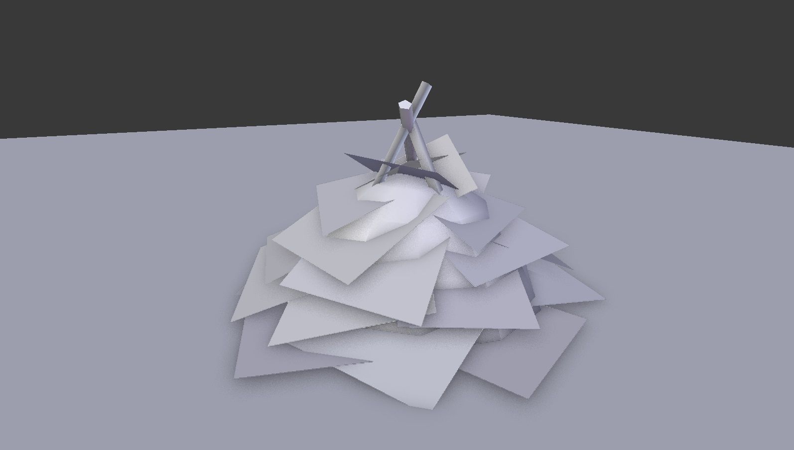 Hay Bales Pack Low-poly 3D model_3