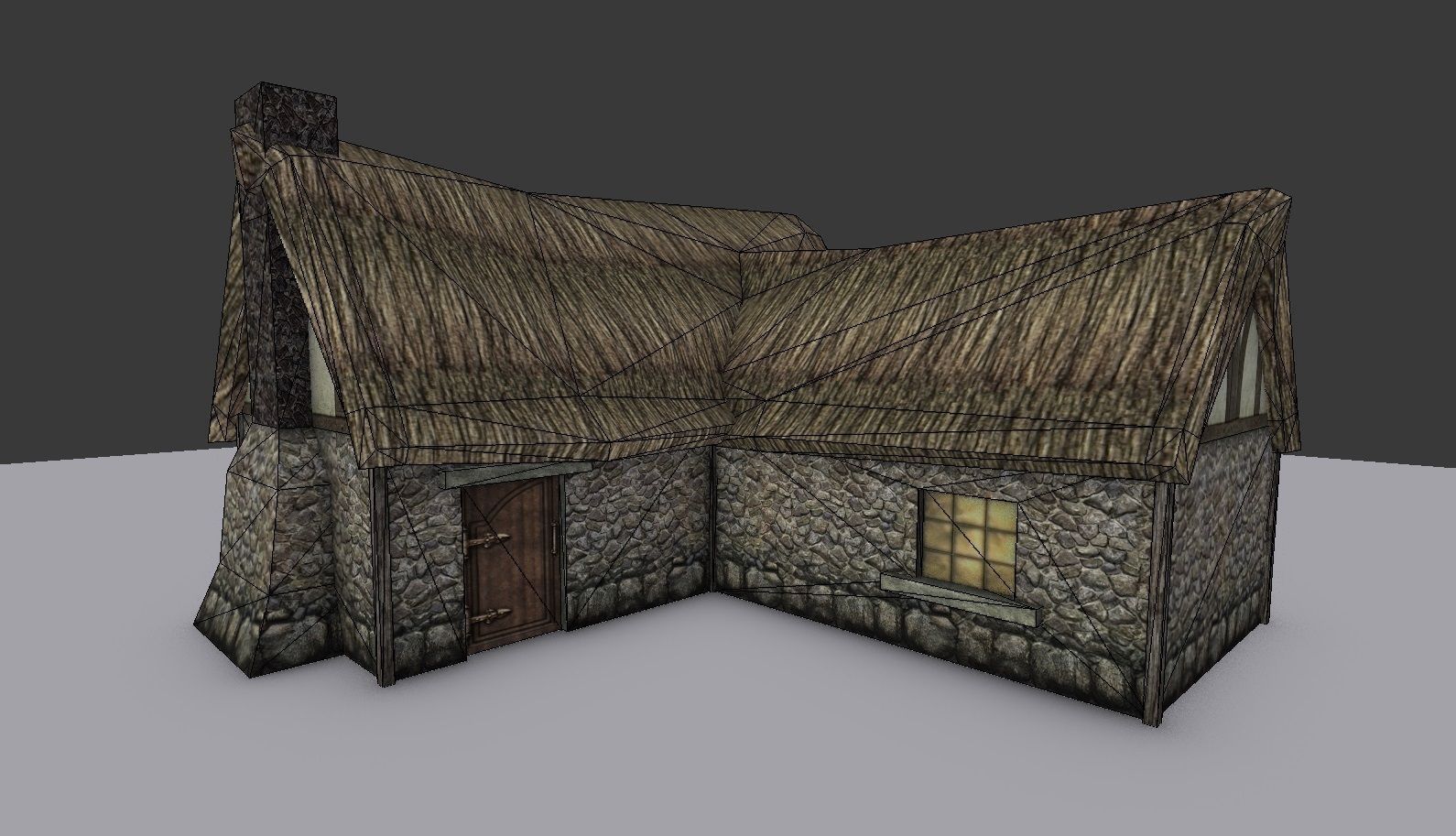 Medieval Farm Builder Low-poly 3D model_14