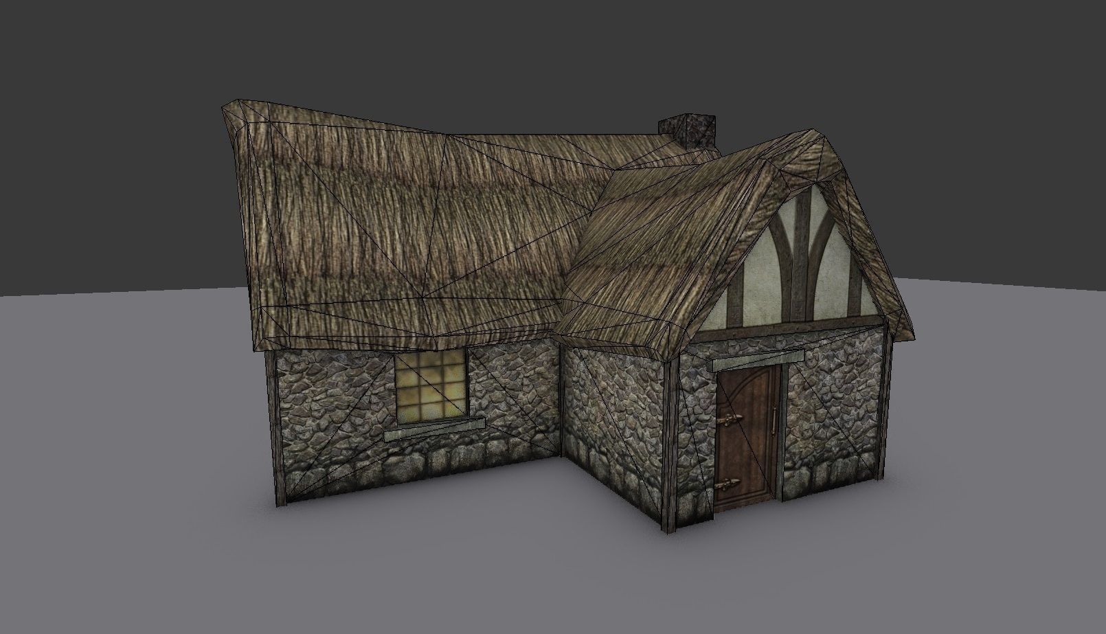 Medieval Farm Builder Low-poly 3D model_9