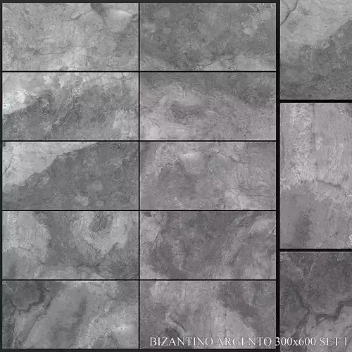 Yurtbay Seramik Bizantino Argento 300x600 Set 1