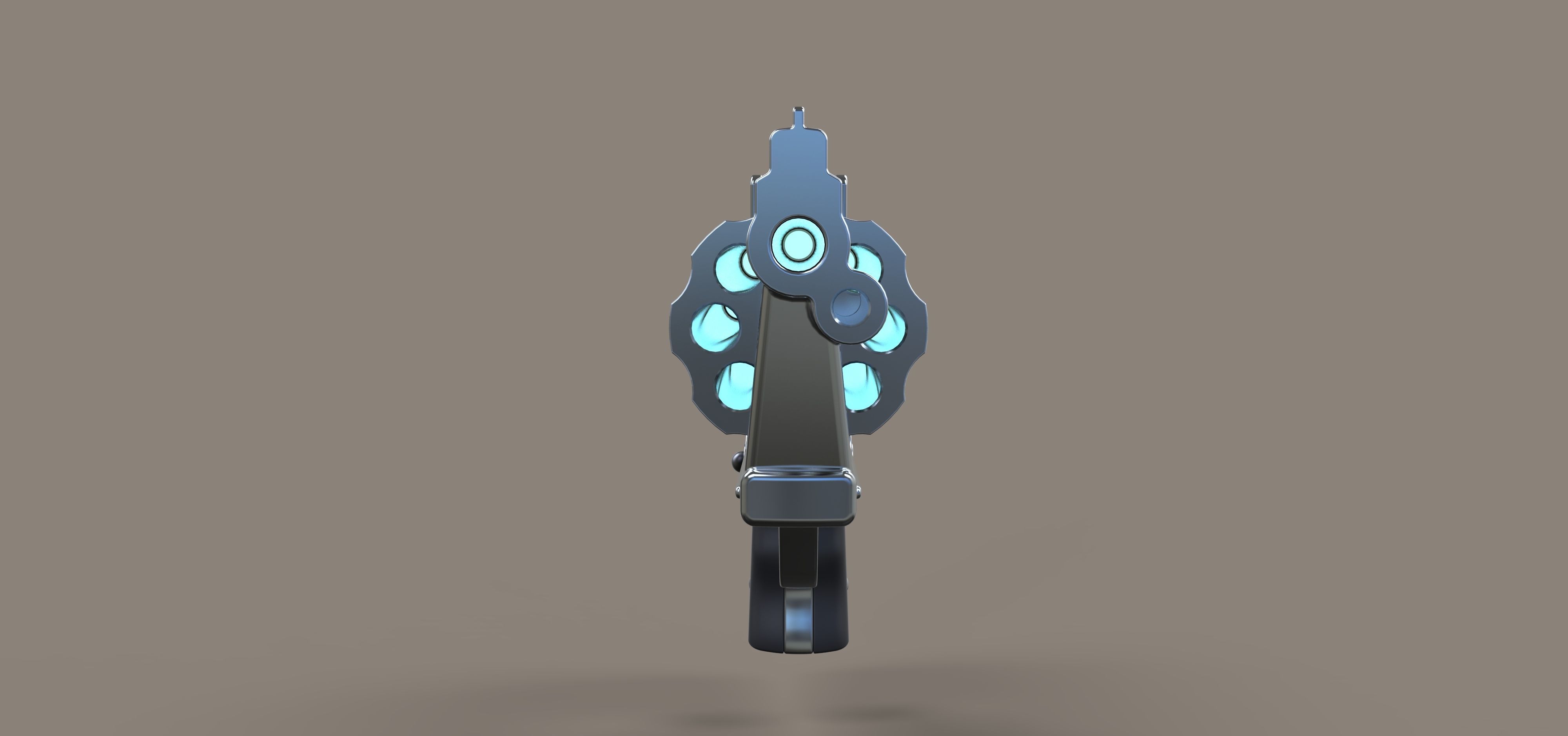 Revolver from the movie Rest In Peace Department 3D model_6