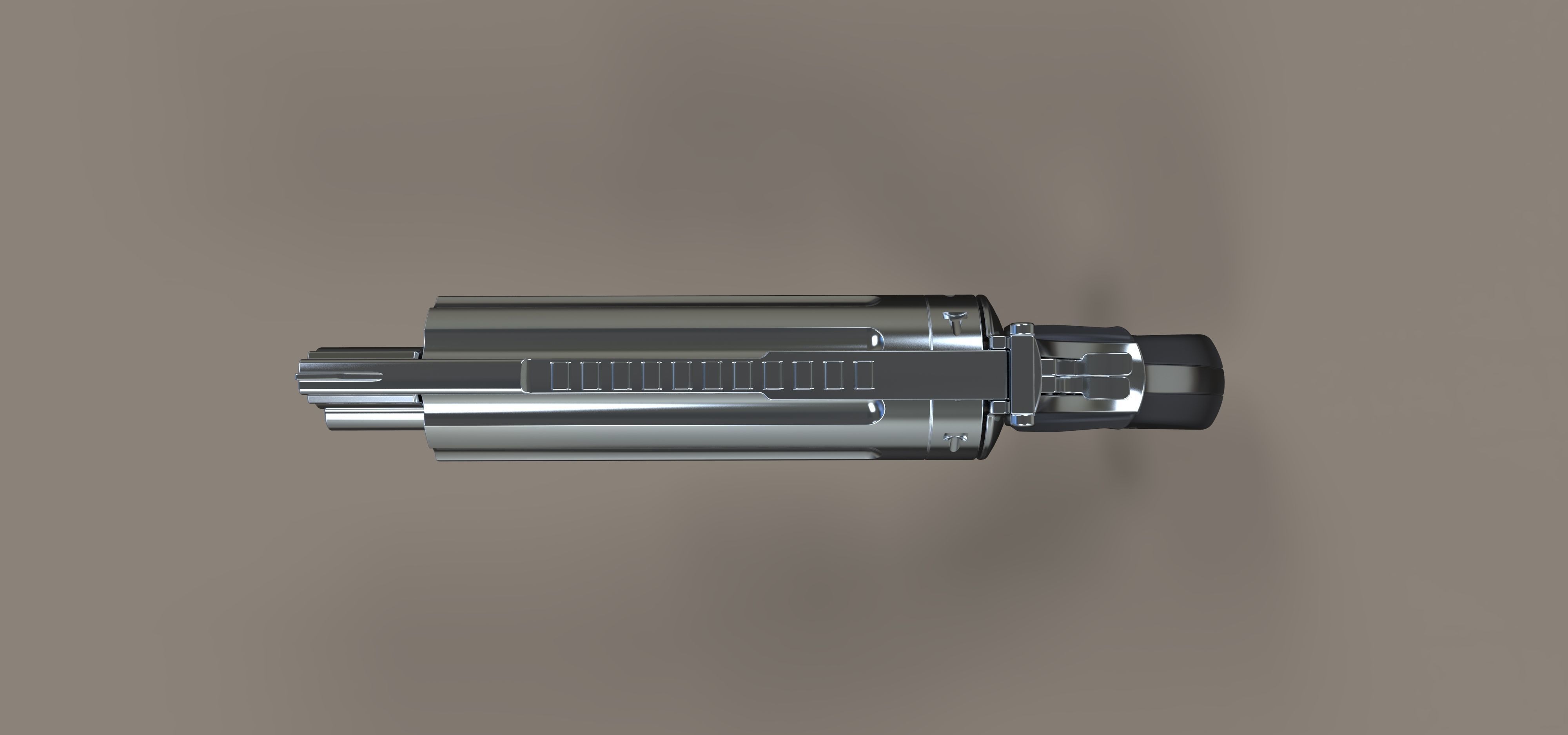 Revolver from the movie Rest In Peace Department 3D model_9