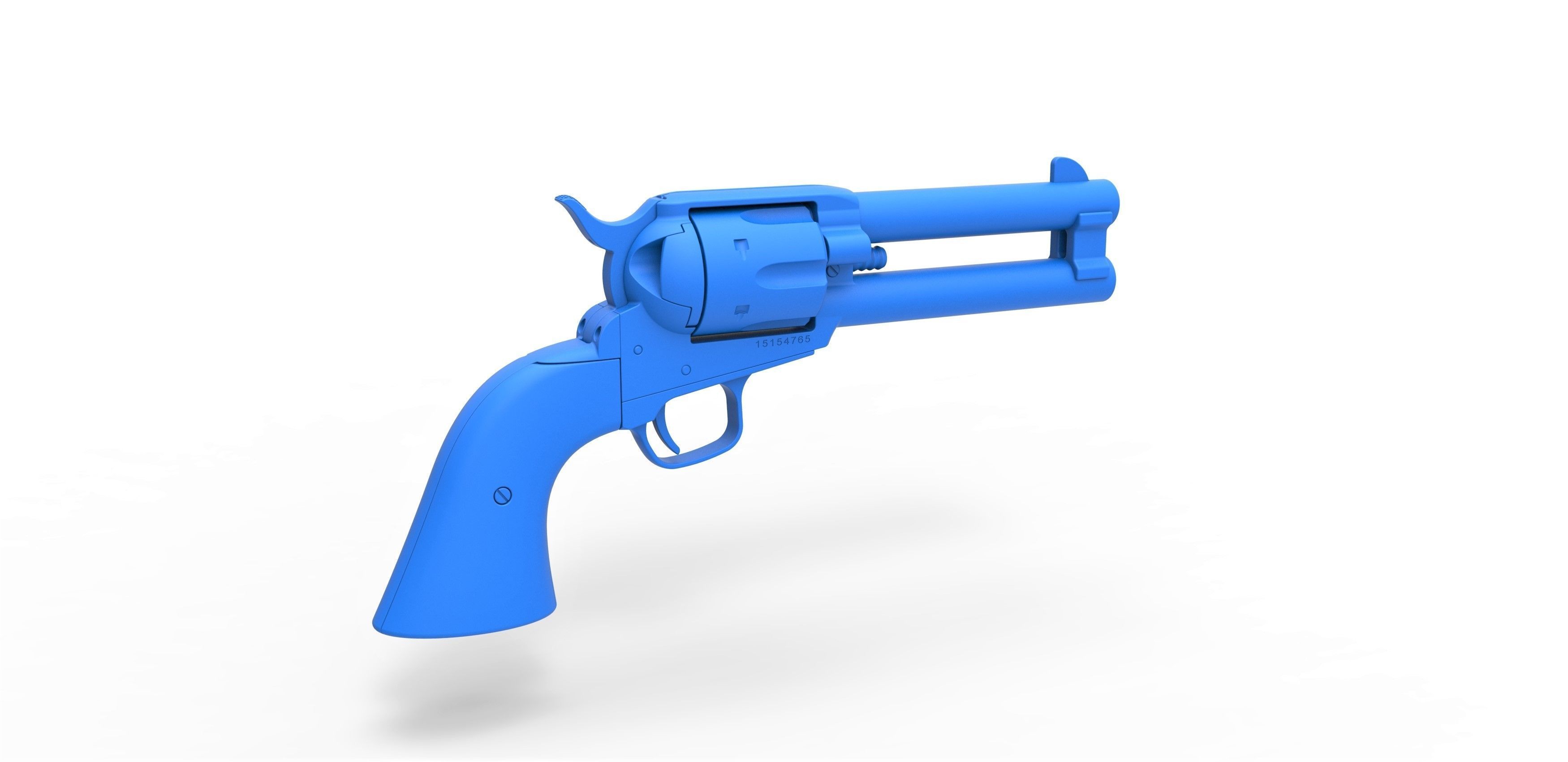 Revolver of agent Whiskey from Kingsman The Golden Circle 2017 3D model_26