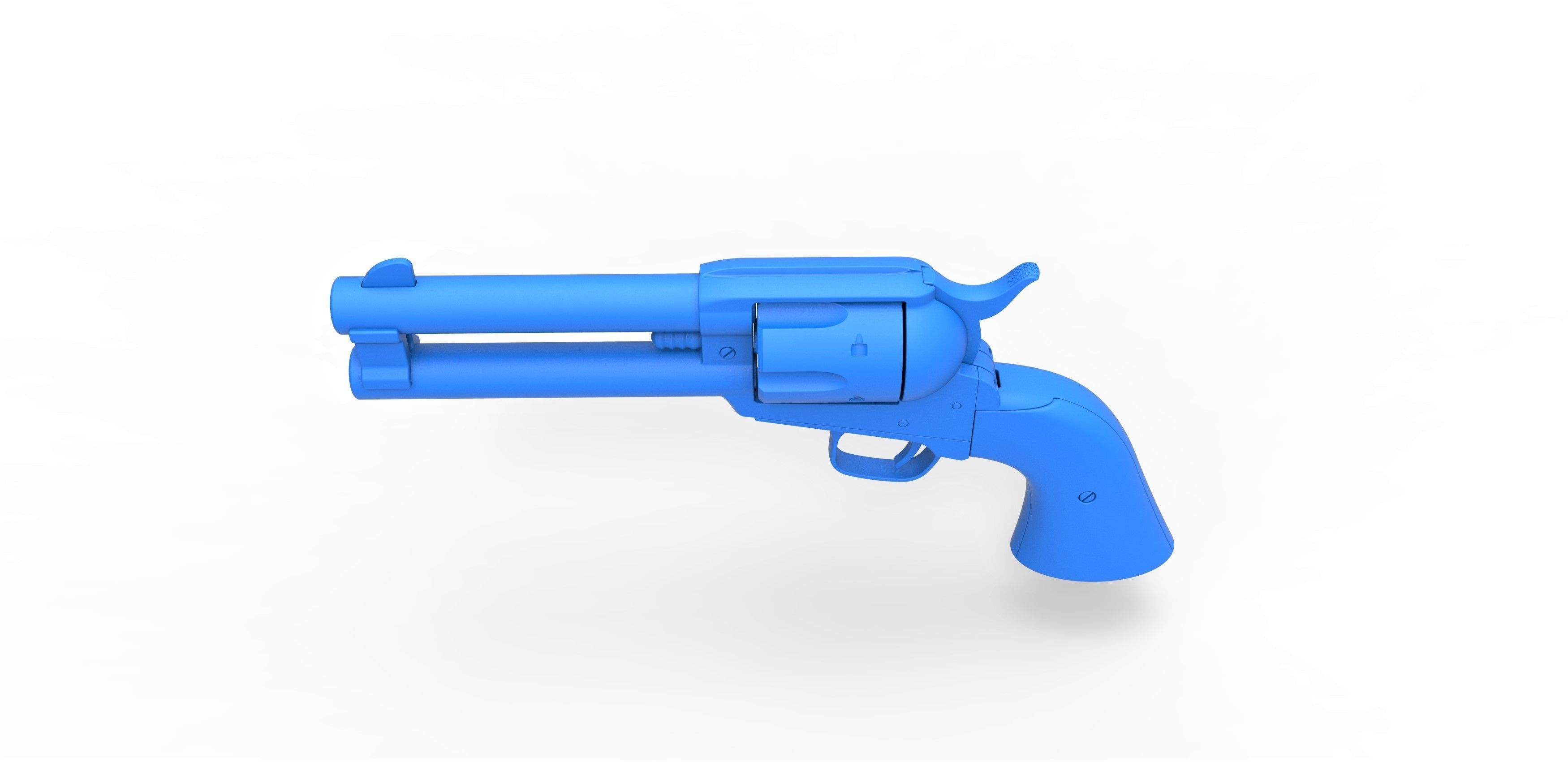 Revolver of agent Whiskey from Kingsman The Golden Circle 2017 3D model_21