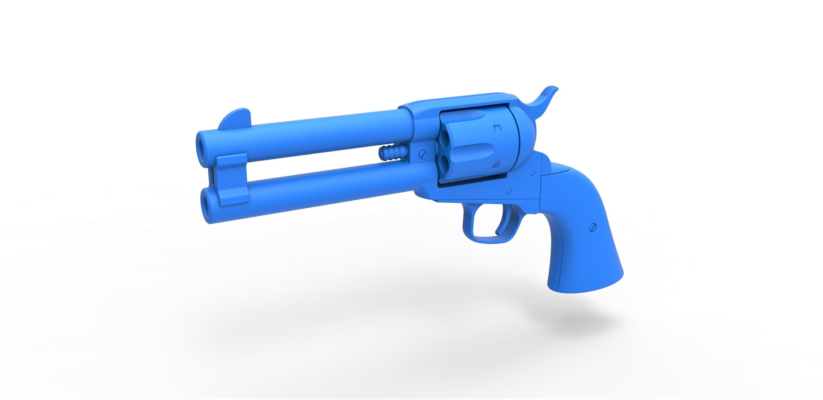 Revolver of agent Whiskey from Kingsman The Golden Circle 2017 3D model_15