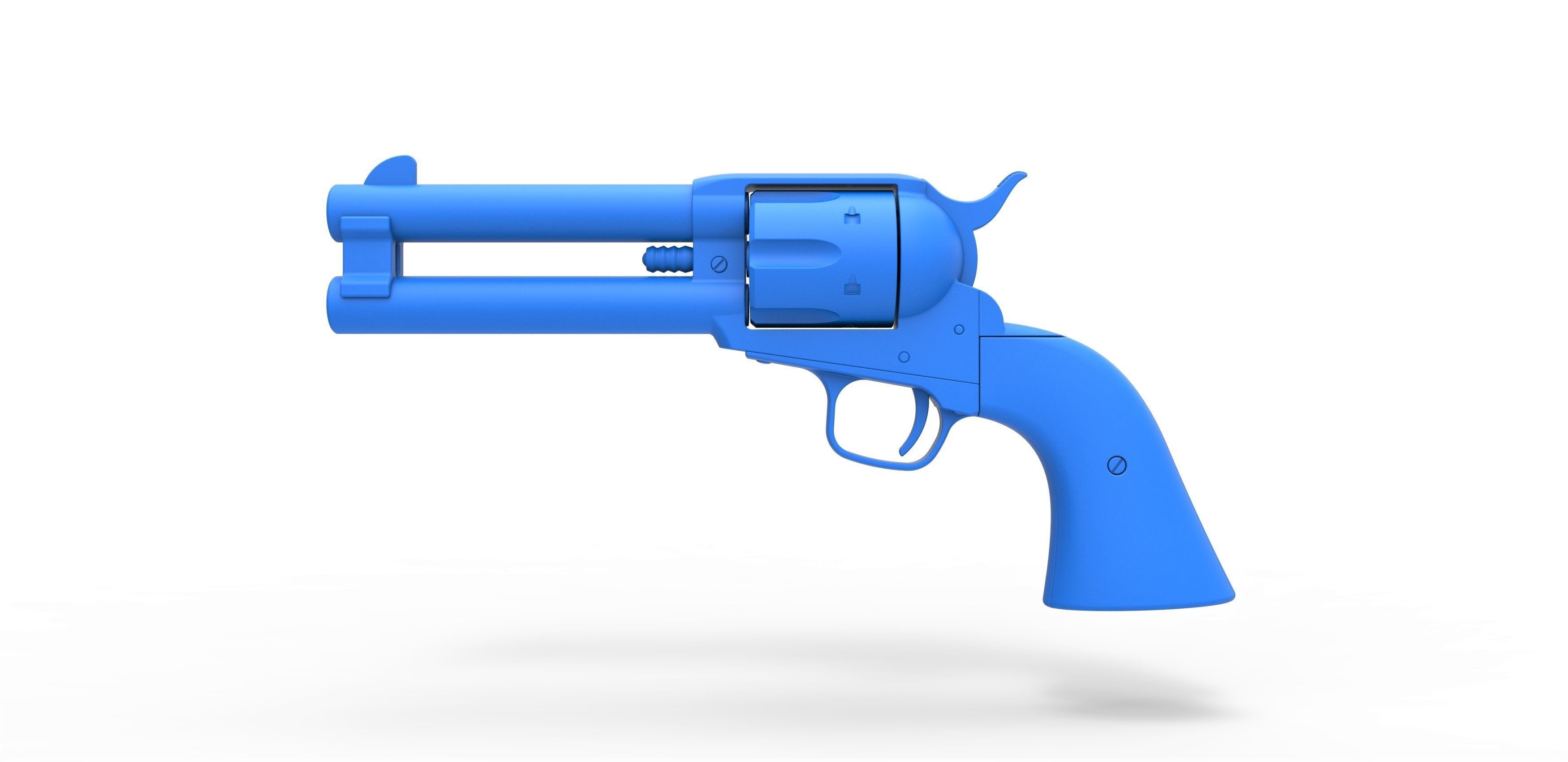 Revolver of agent Whiskey from Kingsman The Golden Circle 2017 3D model_20