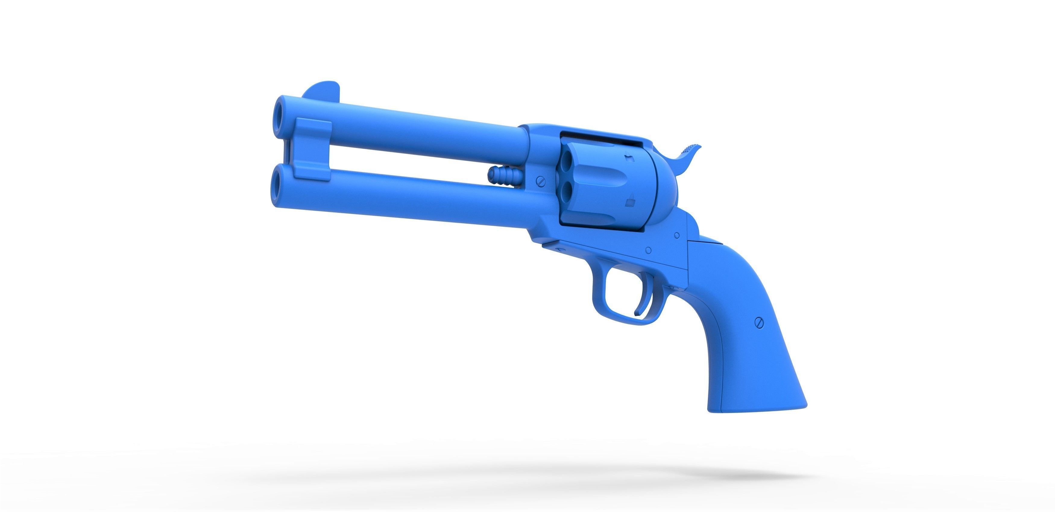 Revolver of agent Whiskey from Kingsman The Golden Circle 2017 3D model_16