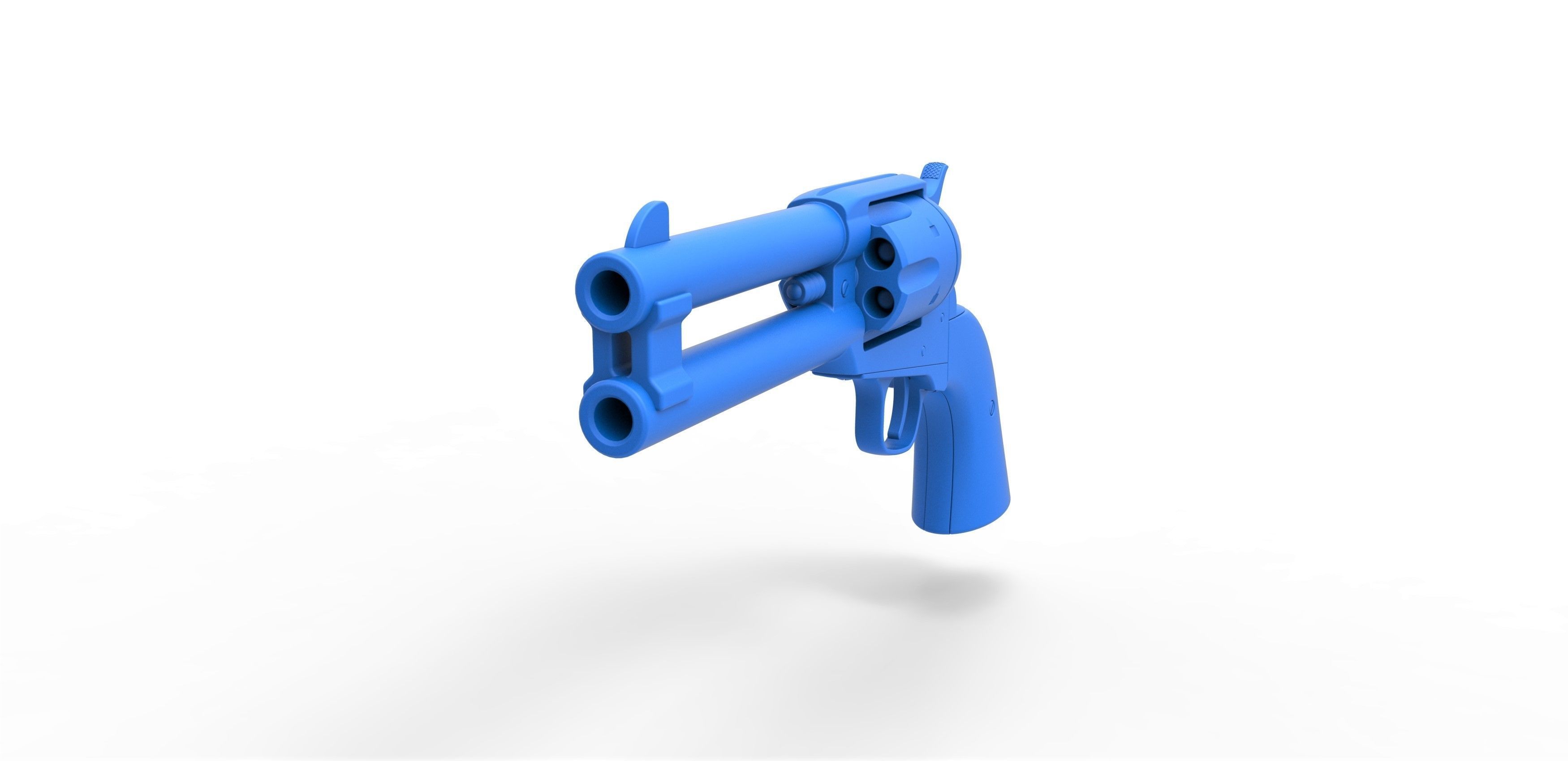 Revolver of agent Whiskey from Kingsman The Golden Circle 2017 3D model_17