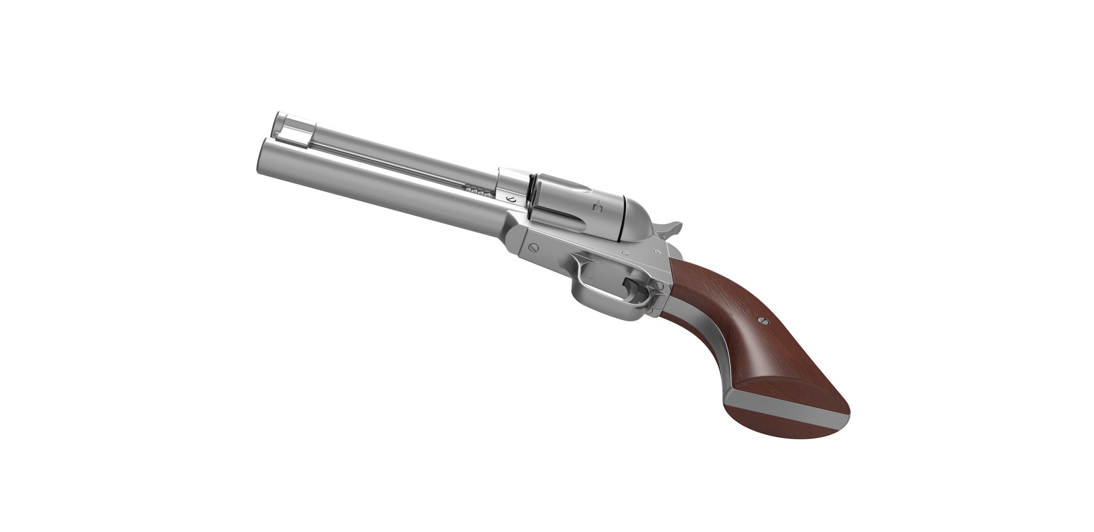 Revolver of agent Whiskey from Kingsman The Golden Circle 2017 3D model_2