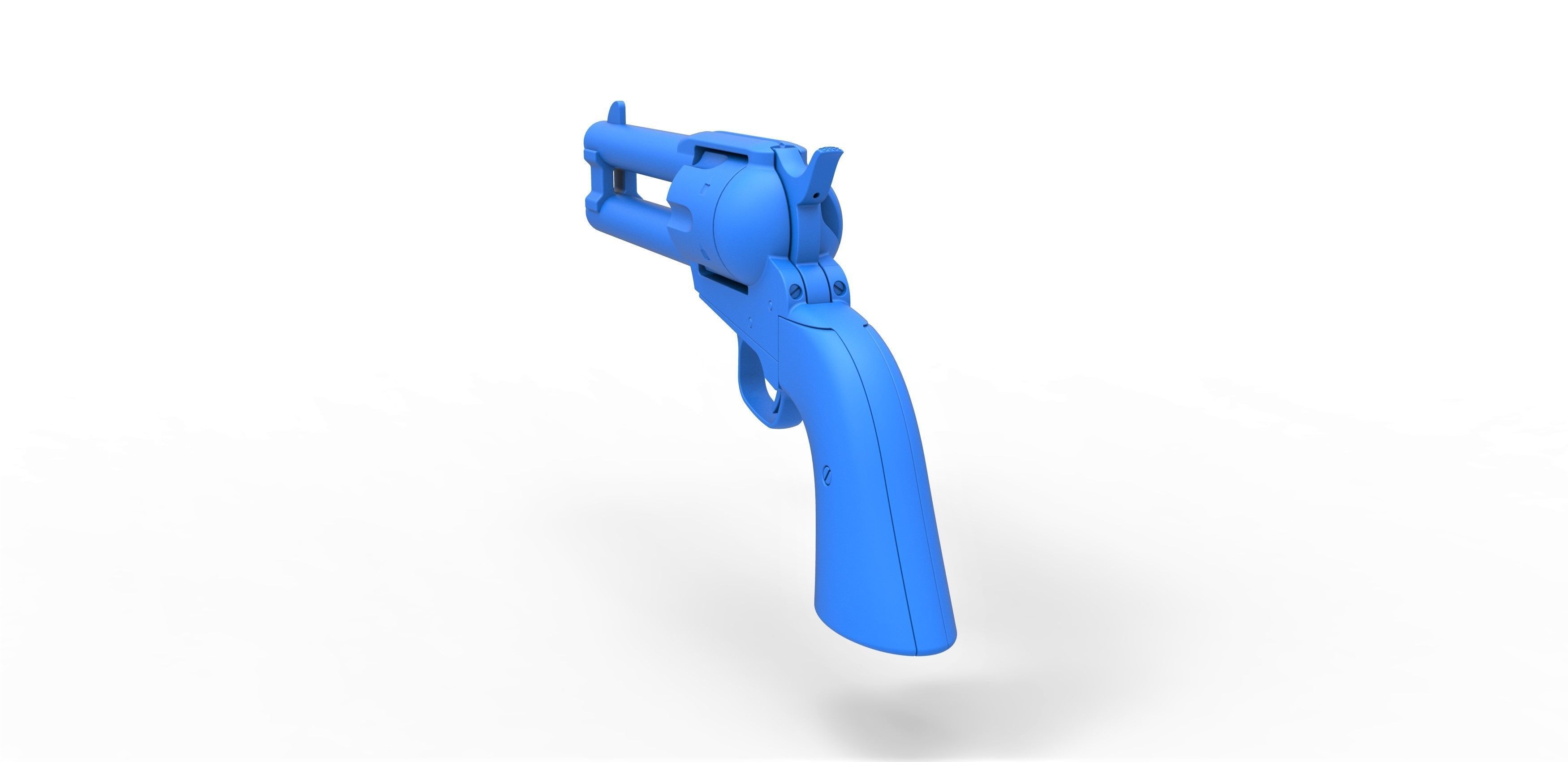 Revolver of agent Whiskey from Kingsman The Golden Circle 2017 3D model_24