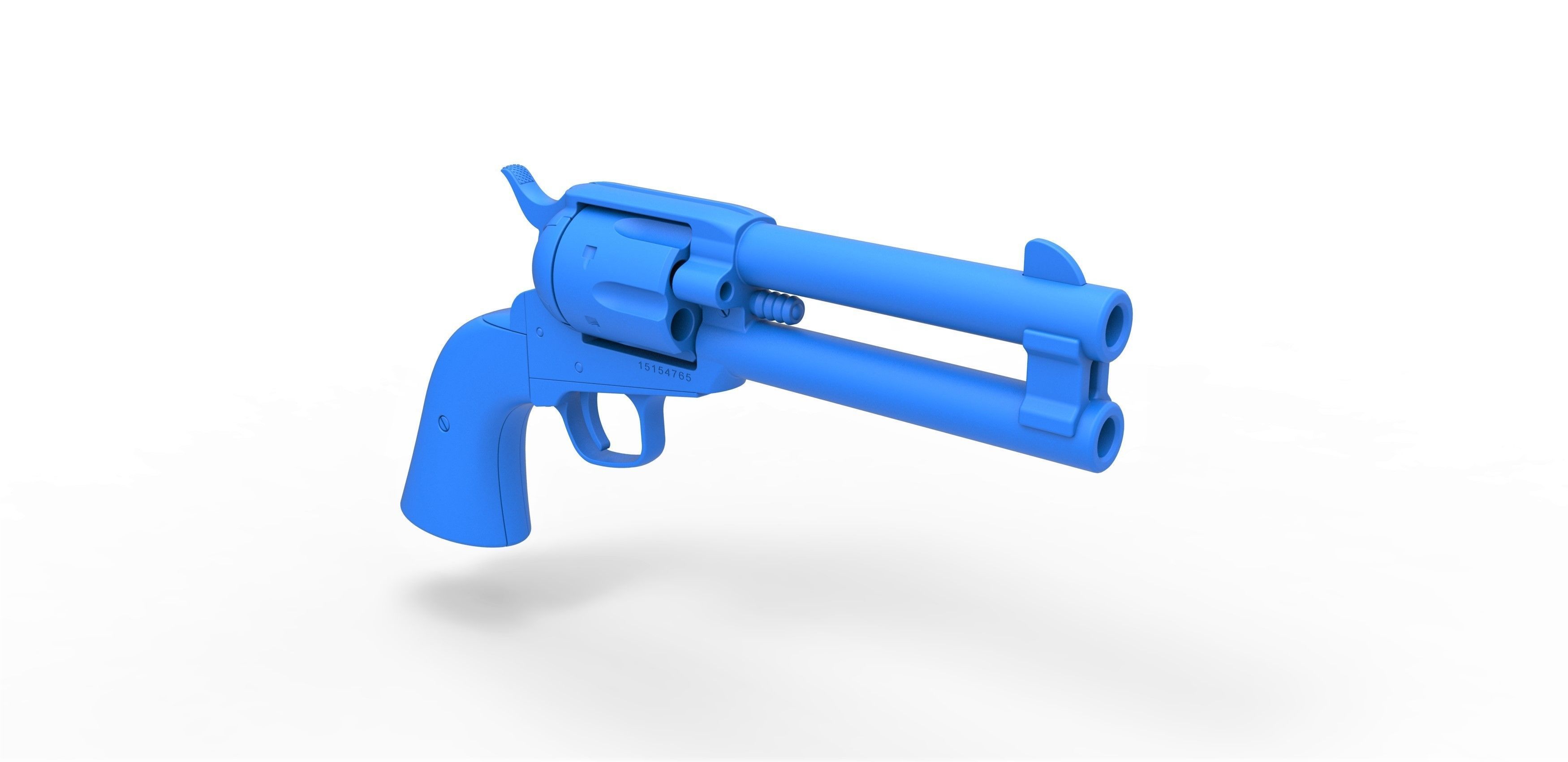 Revolver of agent Whiskey from Kingsman The Golden Circle 2017 3D model_28