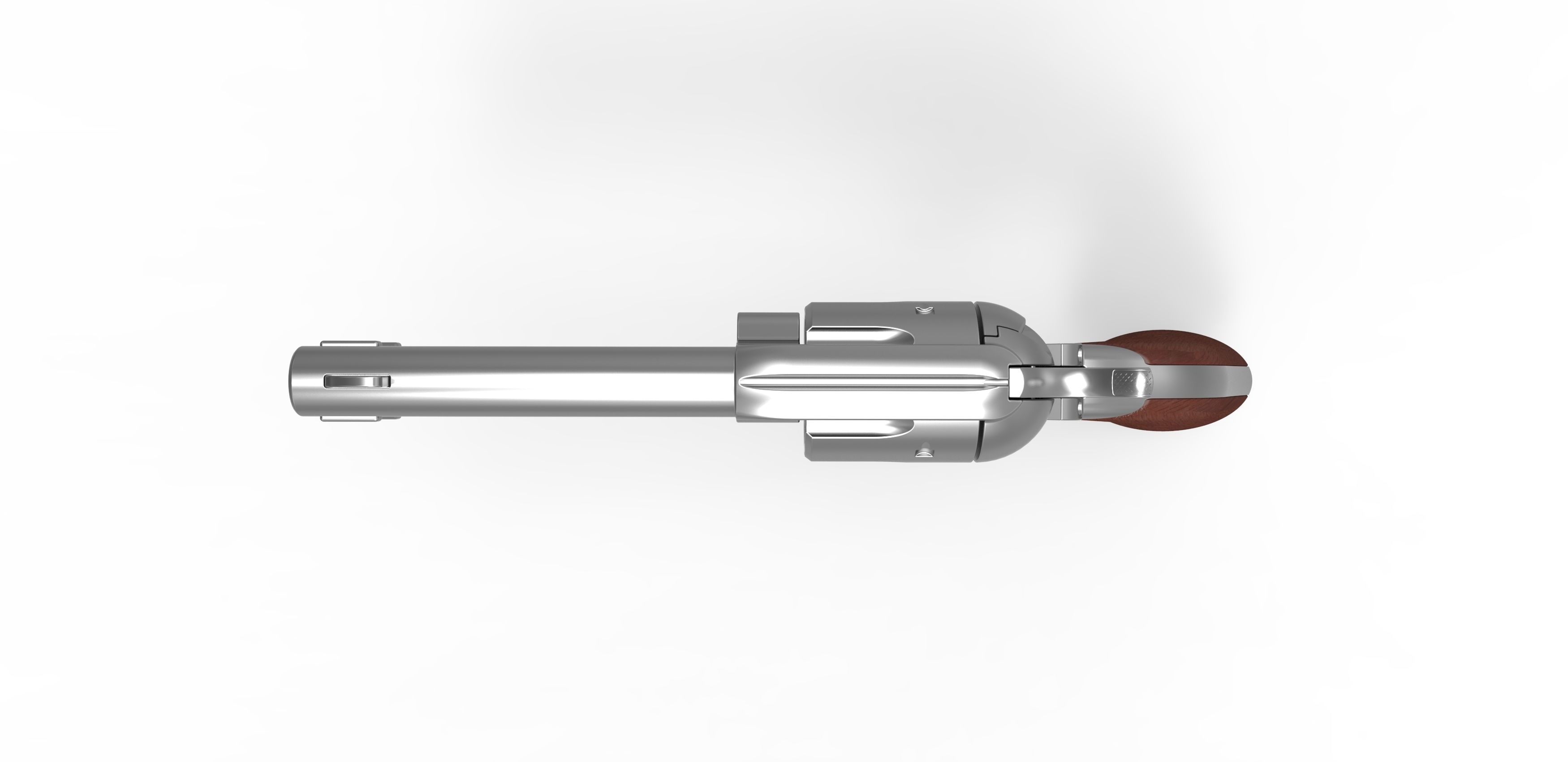 Revolver of agent Whiskey from Kingsman The Golden Circle 2017 3D model_8