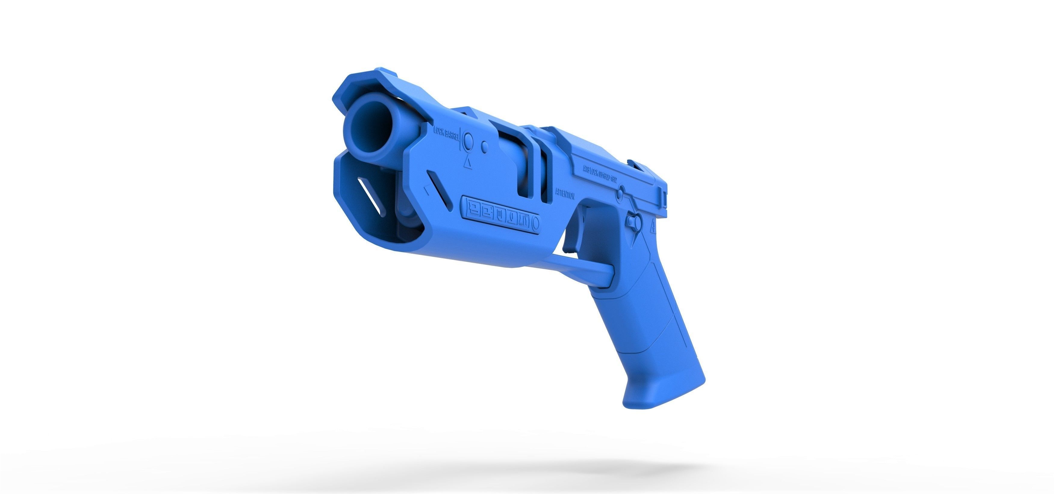 Pistol from the movie Oblivion 2013 3D model_19