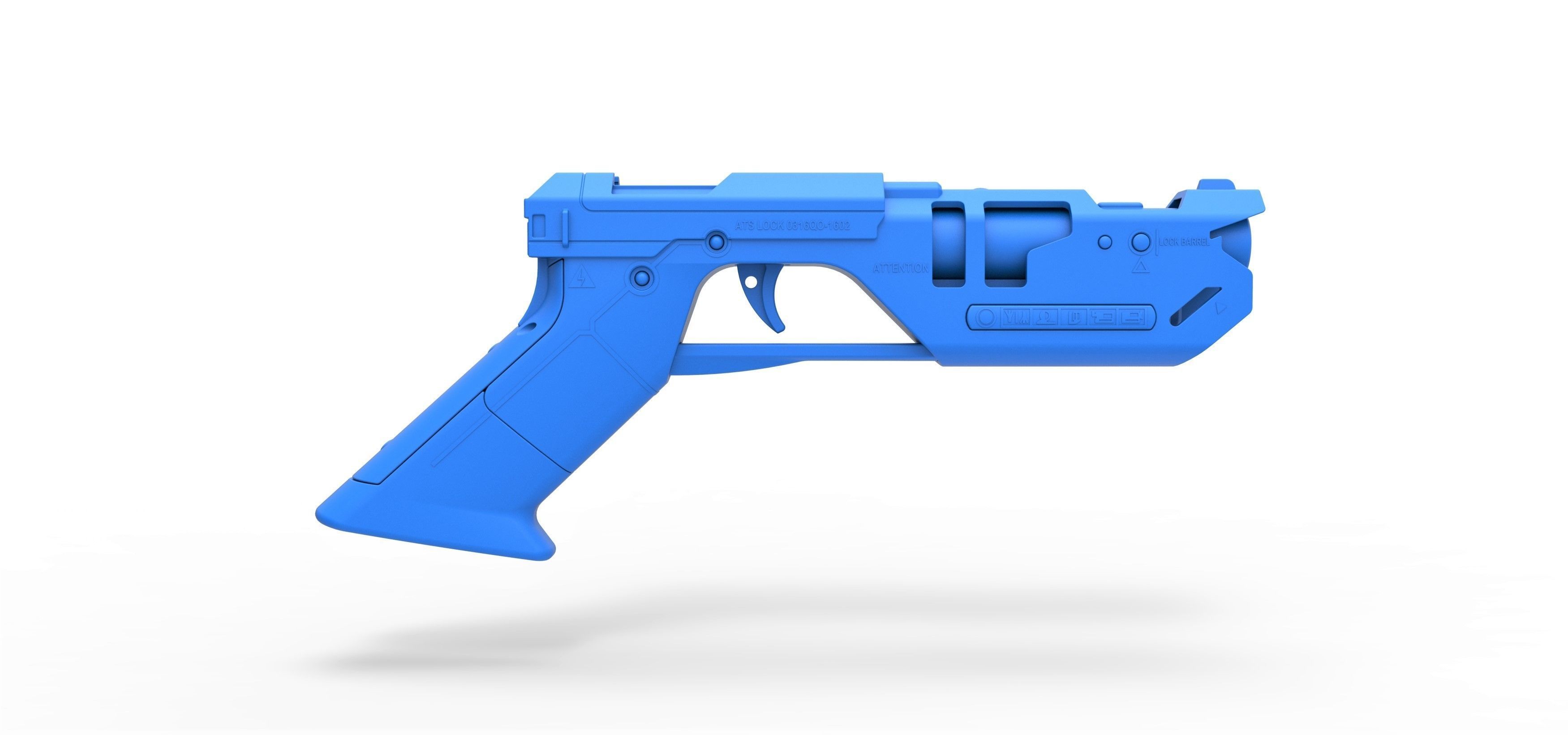 Pistol from the movie Oblivion 2013 3D model_27