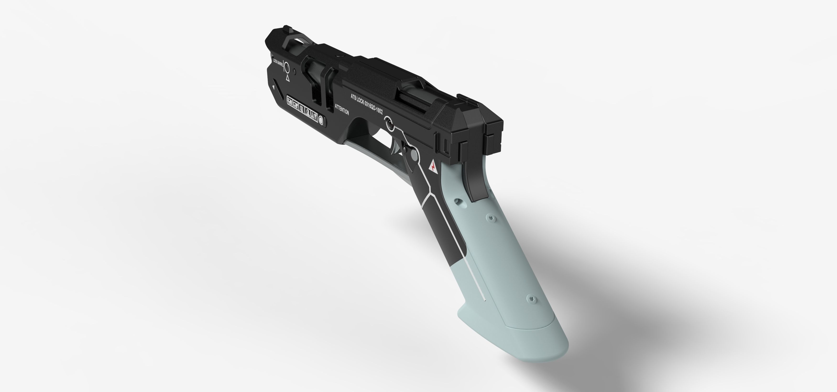 Pistol from the movie Oblivion 2013 3D model_11