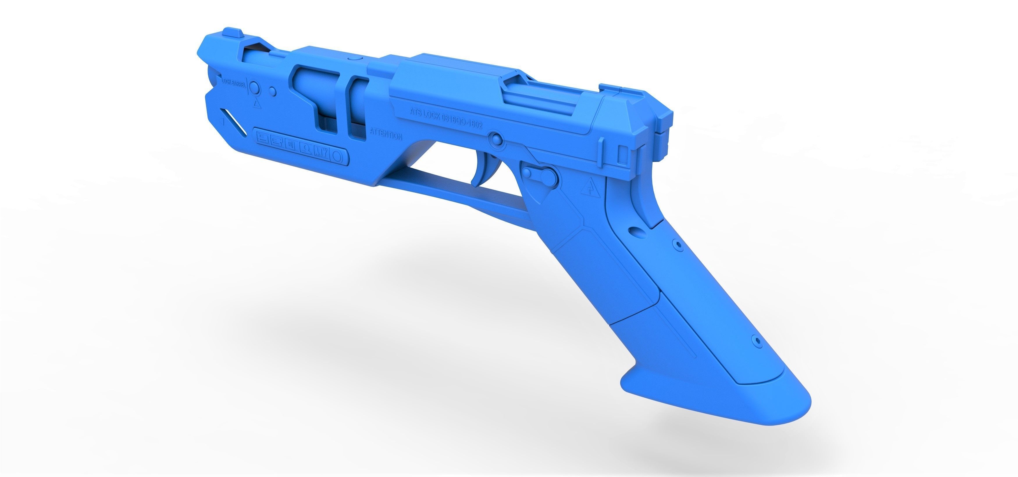 Pistol from the movie Oblivion 2013 3D model_24