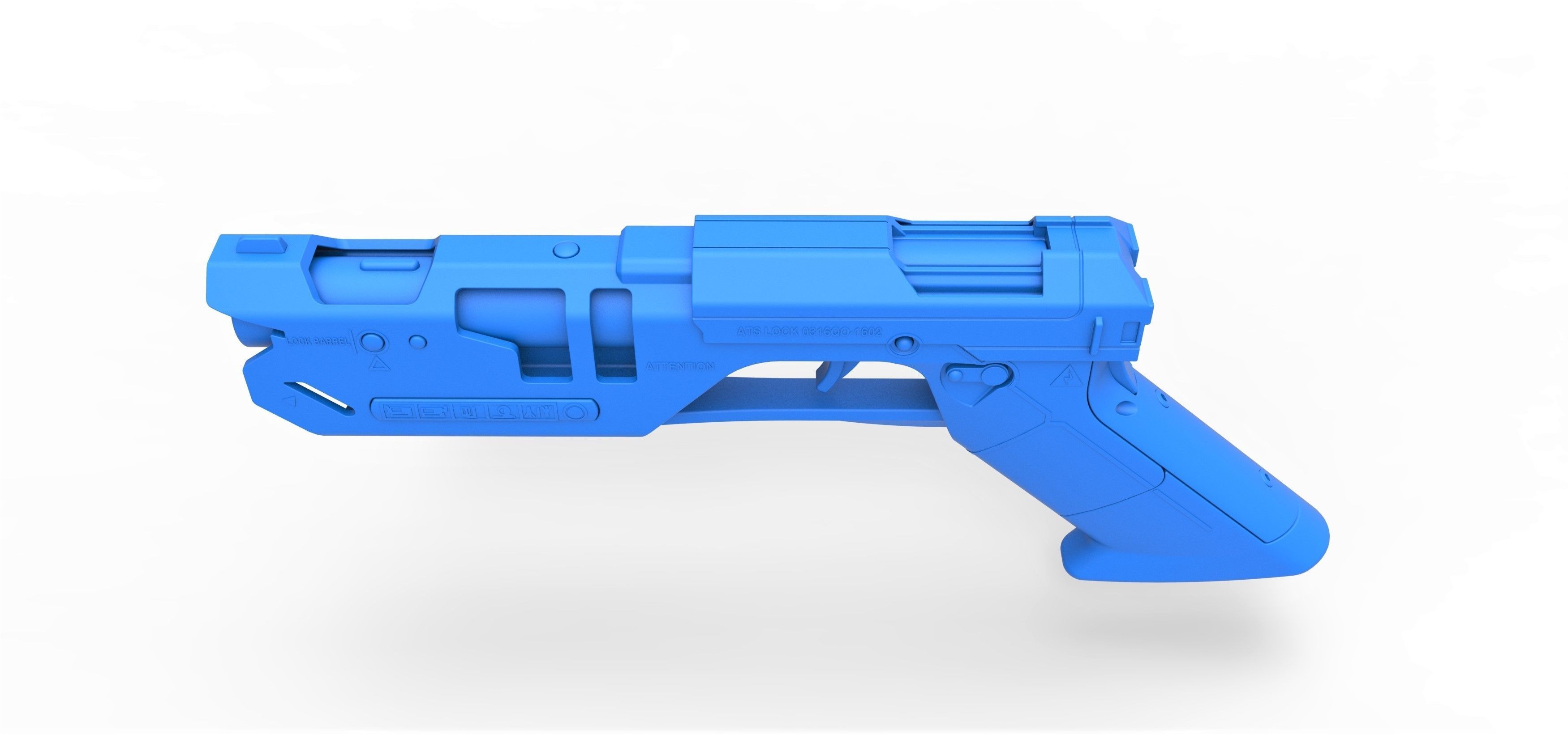 Pistol from the movie Oblivion 2013 3D model_22