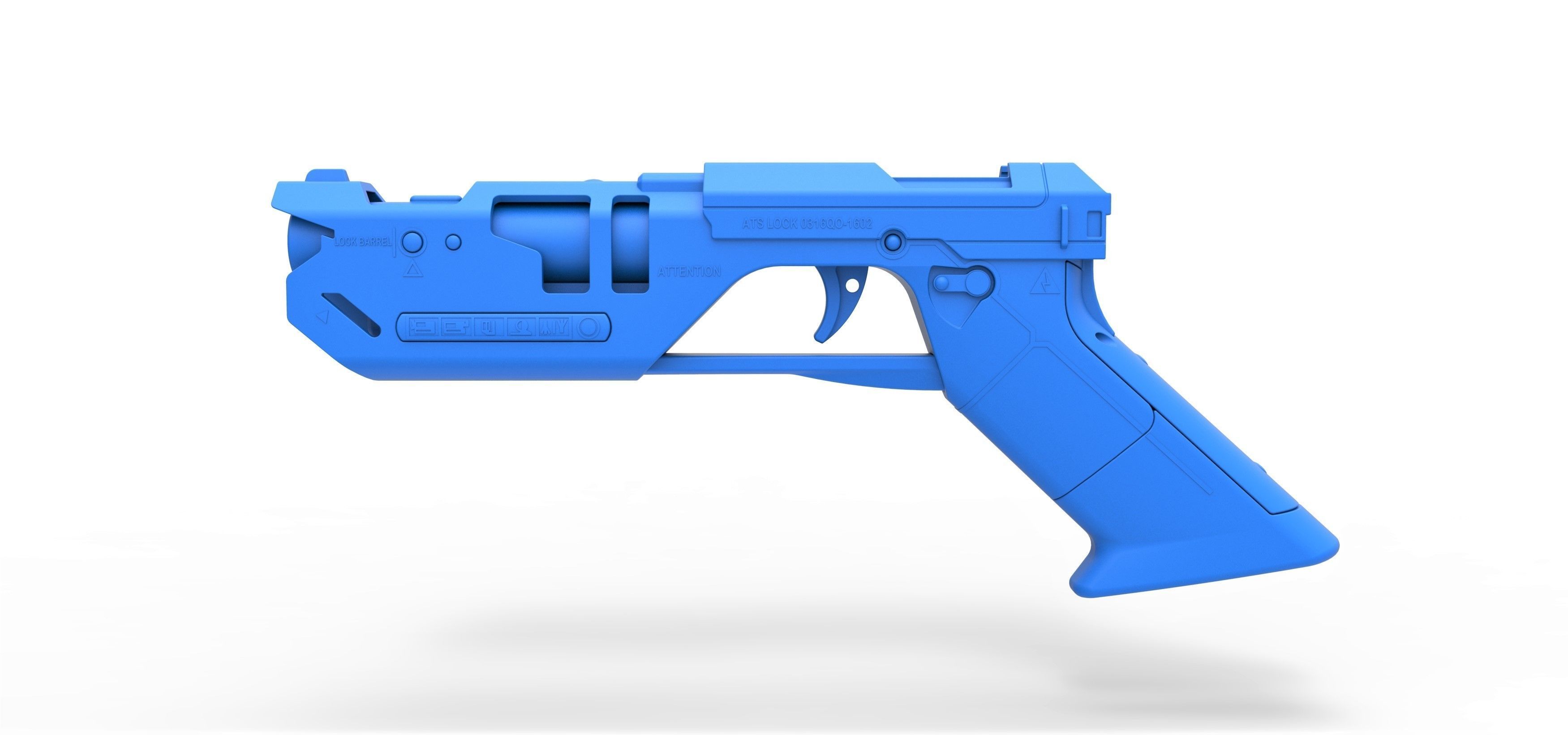 Pistol from the movie Oblivion 2013 3D model_21