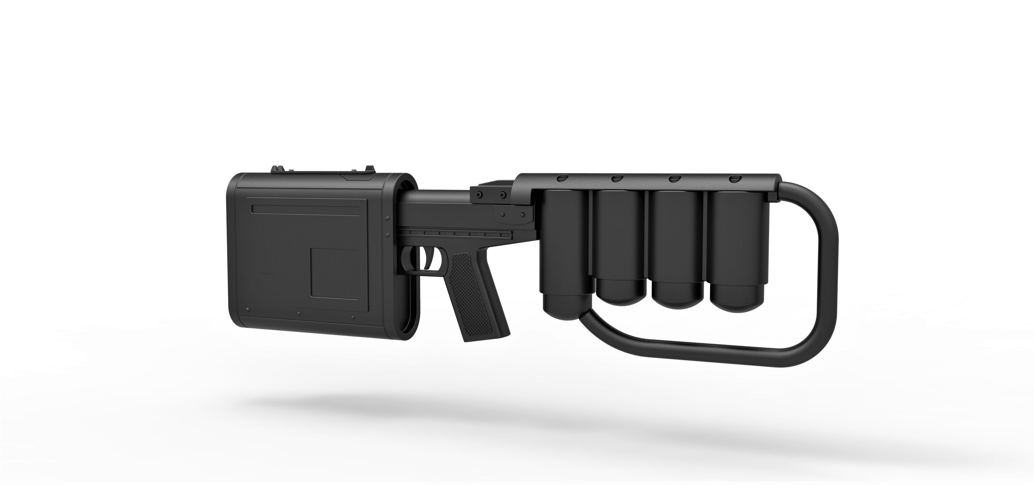 EMP rifle from the movie Dark Knight rises 3D model_10