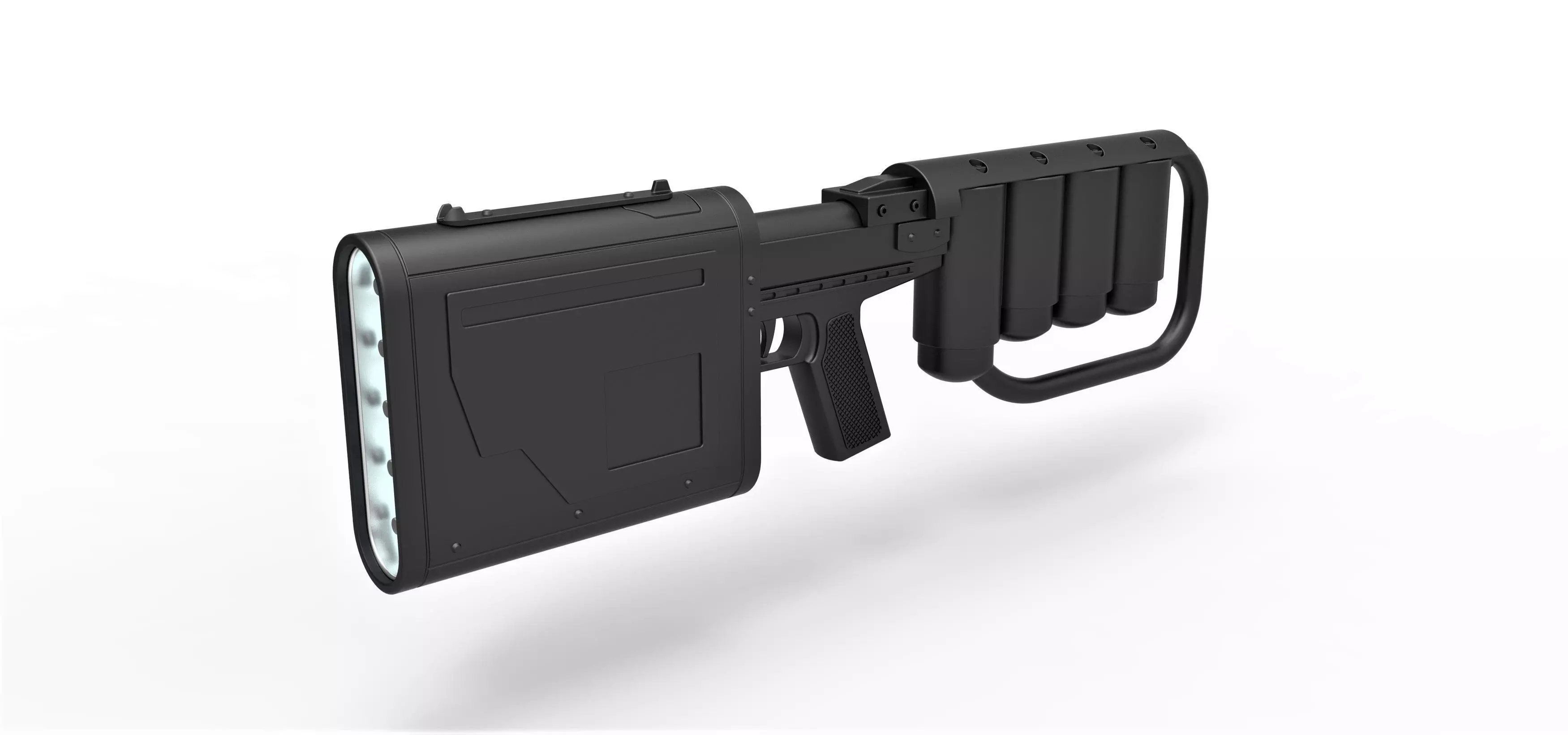 EMP rifle from the movie Dark Knight rises 3D model_0