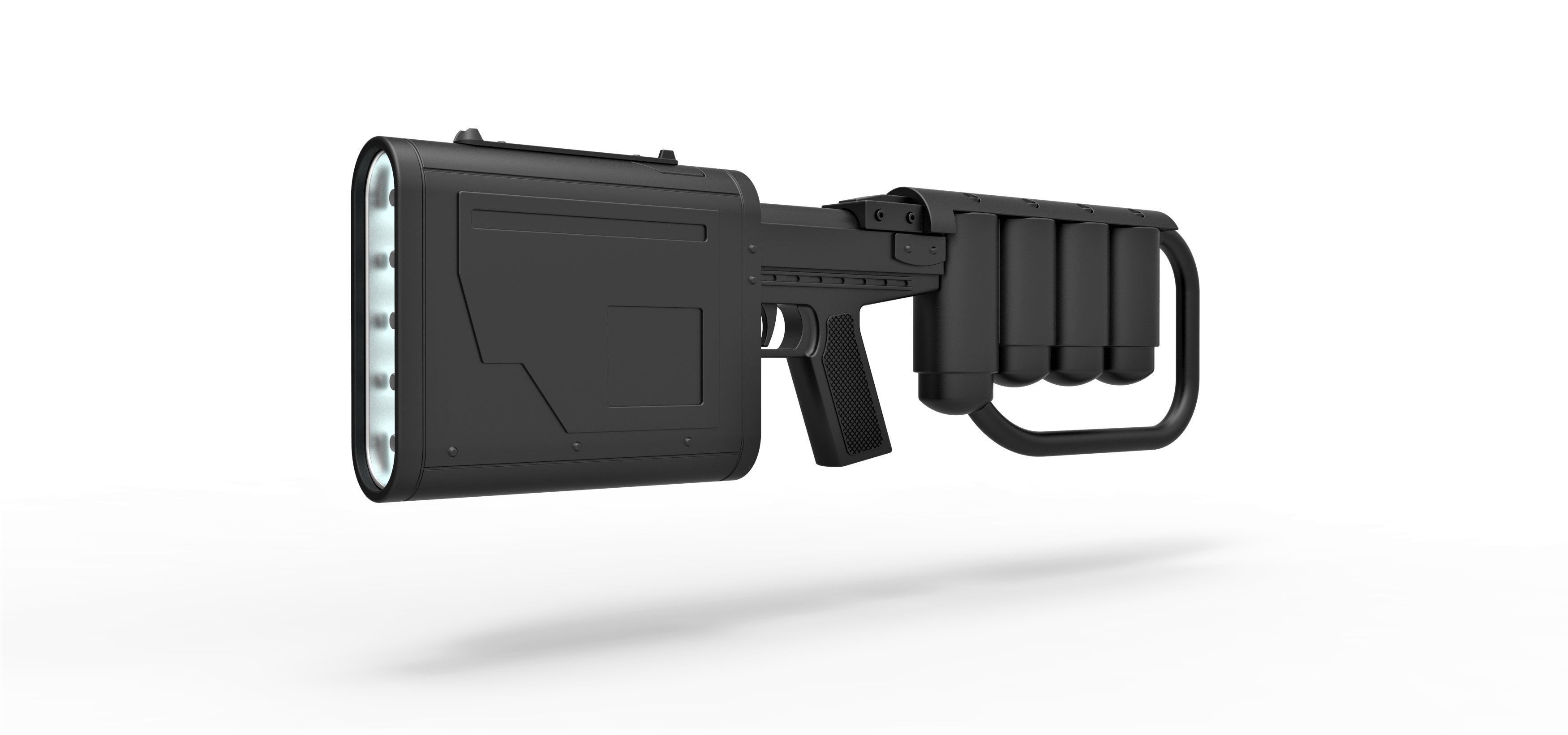 EMP rifle from the movie Dark Knight rises 3D model_2