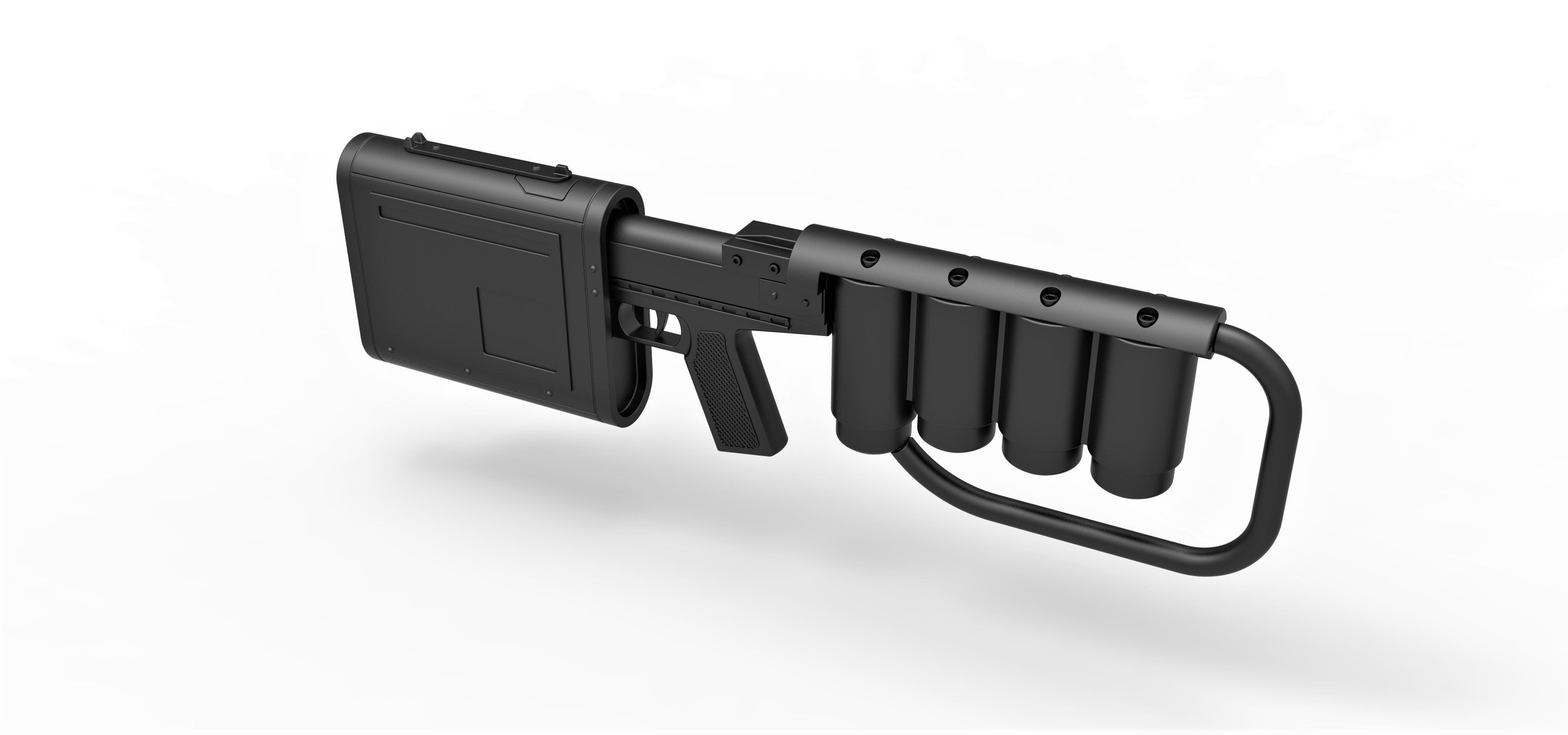 EMP rifle from the movie Dark Knight rises 3D model_9