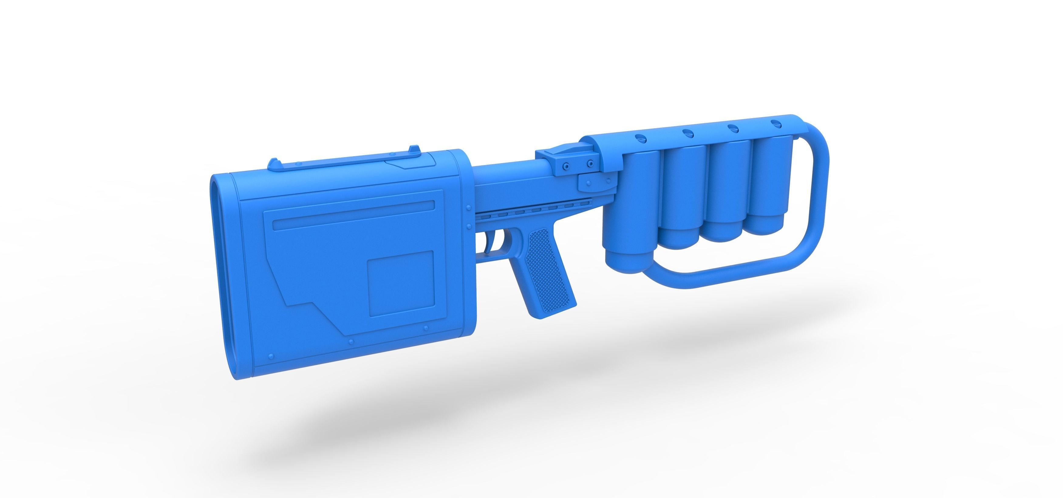EMP rifle from the movie Dark Knight rises 3D model_14