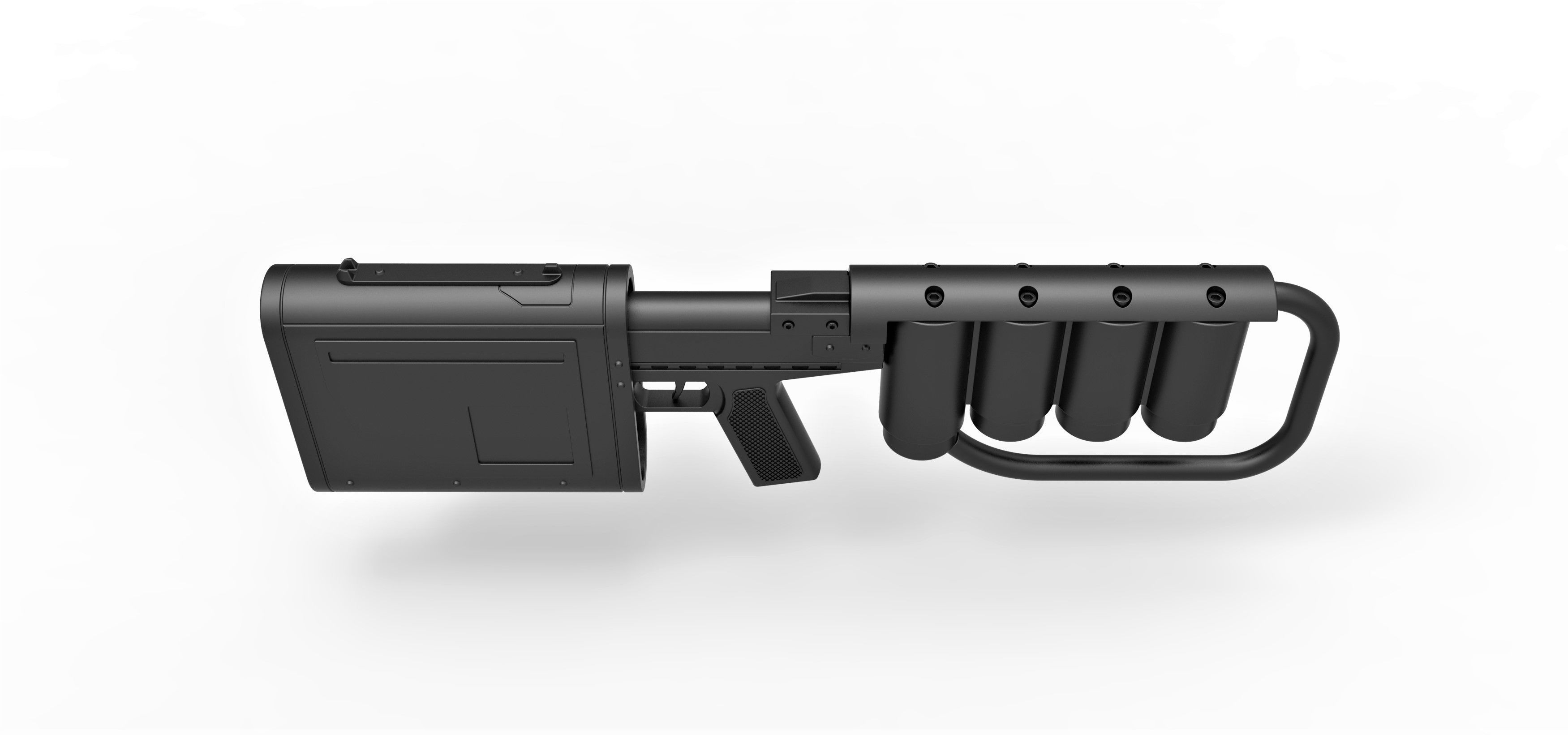 EMP rifle from the movie Dark Knight rises 3D model_7