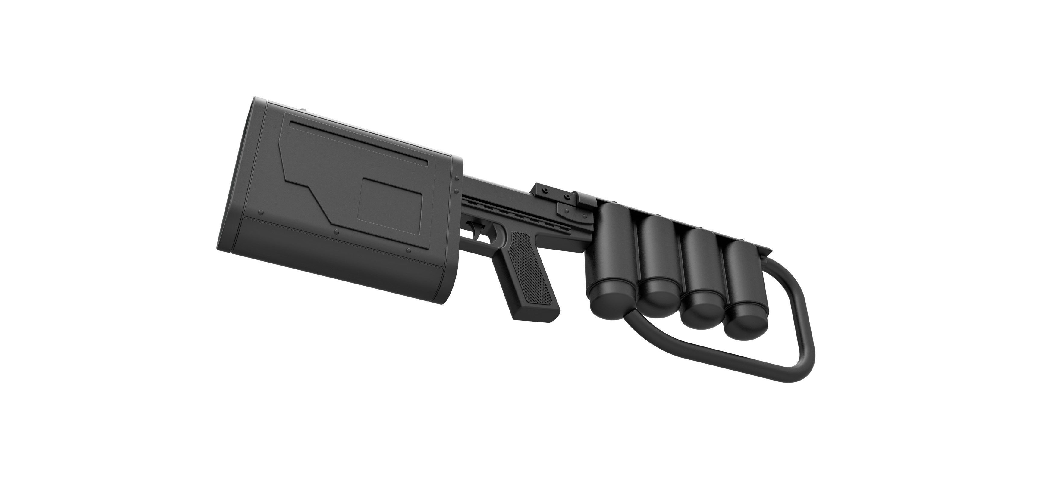 EMP rifle from the movie Dark Knight rises 3D model_13