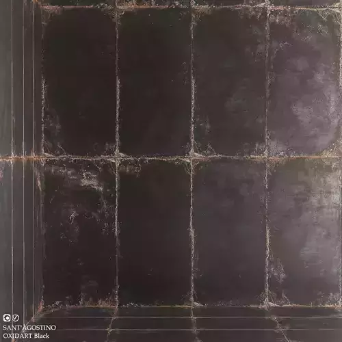 SantAgostino Oxidart Black Porcelain Stoneware