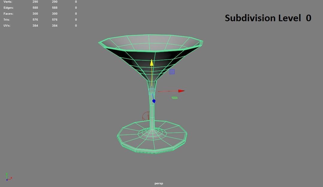 Wine Glass Free 3D model_6