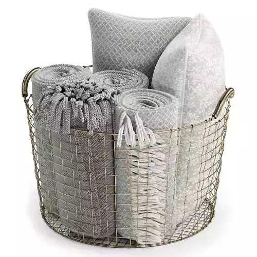 METAL BASKET DECOR 04