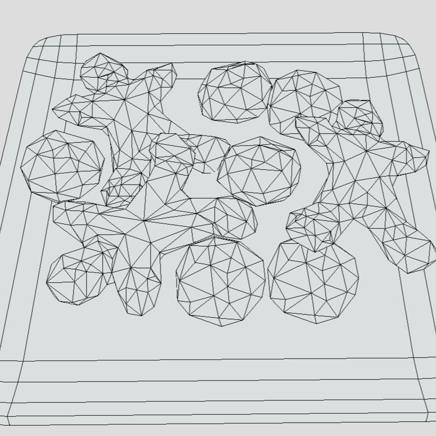 Gingerbread People And Cookies Low-Poly Low-poly 3D model_6