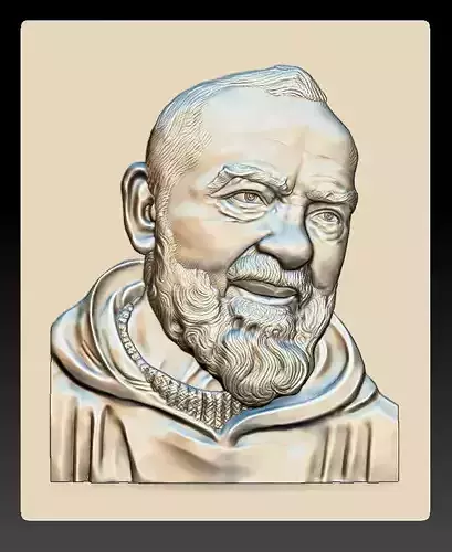 Padre Pio - relief - 2018