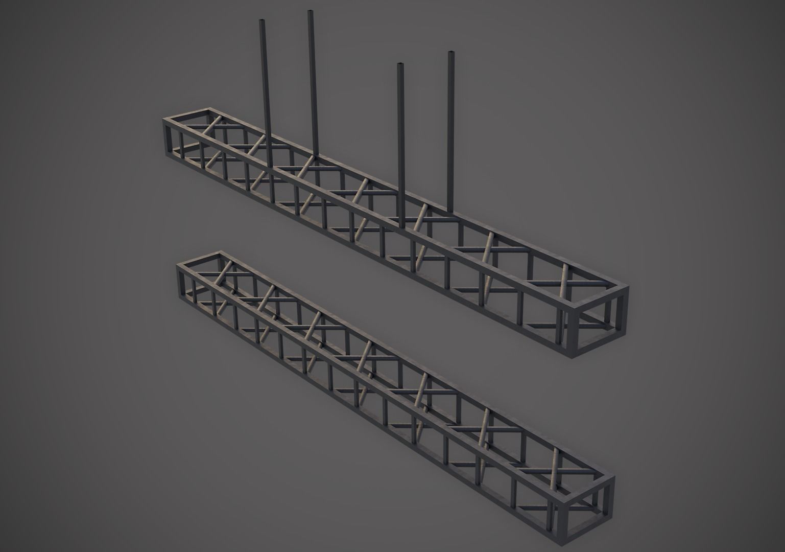 Spotlight and Structure Free low-poly 3D model_5