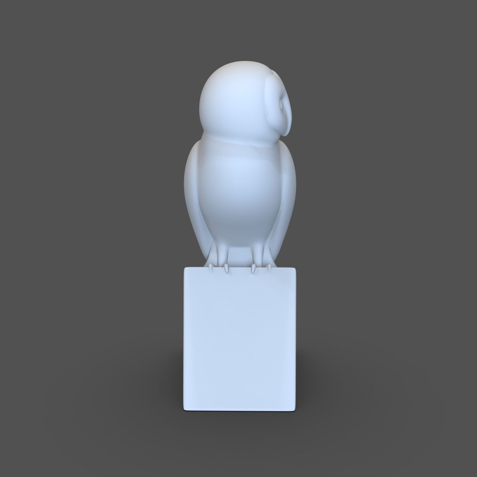 owl 3d model sculpture of 3D print model_3
