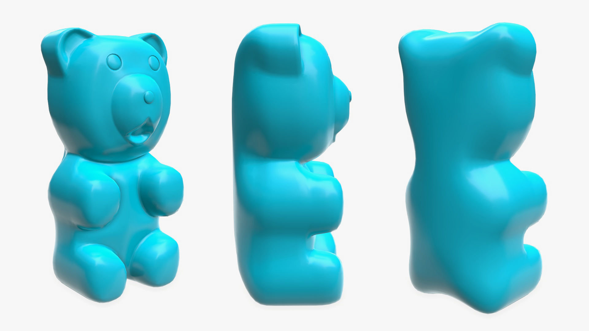 Gummy bear 3D model_1