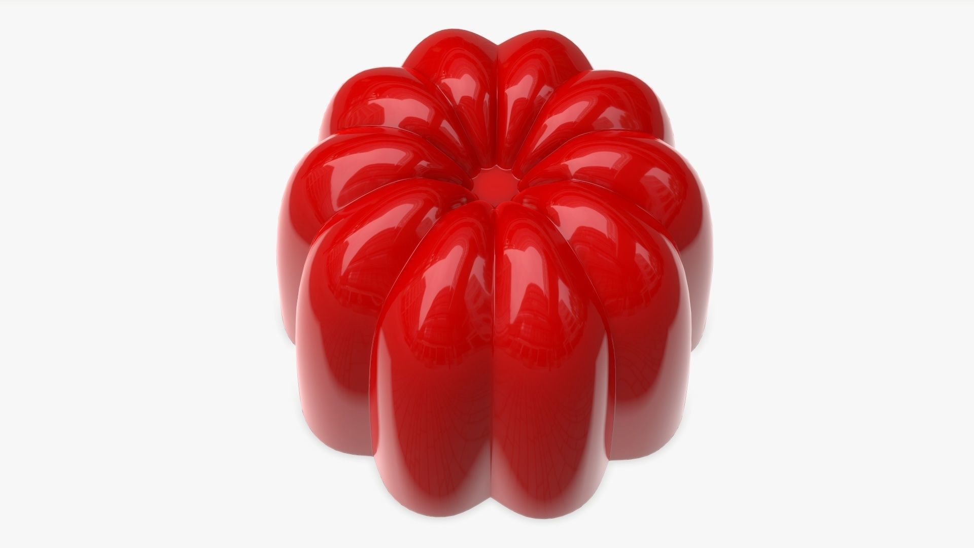 Jelly pudding 3D model_3