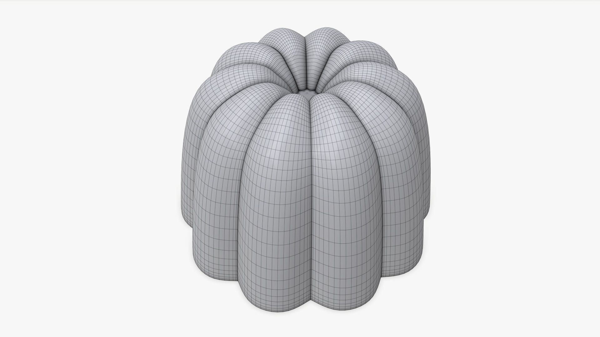 Jelly pudding 3D model_4