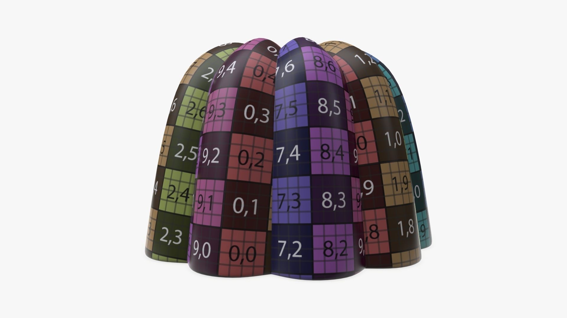 Jelly pudding 3D model_9