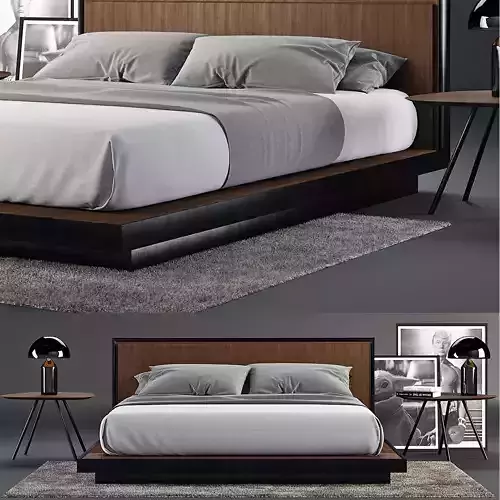 Envy Queen Bed SET 3D model